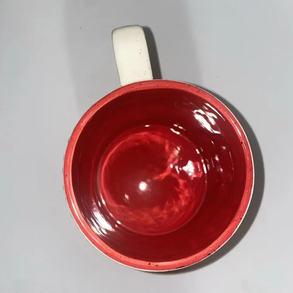 Anthropologie Monogram Letter A Bundled Up Mitten Winter Coffee Tea Mug Cup